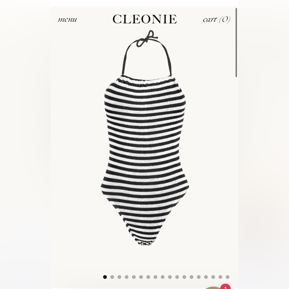 NWT Free People X Cleonie Melaka One-Piece Swimsuit